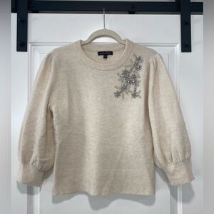 Banana Republic Cream Knit Sweater